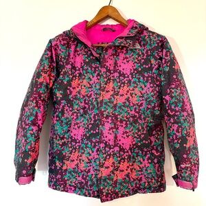 The North Face Kids Multicolor Floral Ski Snow Jacket